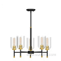 Industrial Style Glass Chandelier Light Indoor Lamp